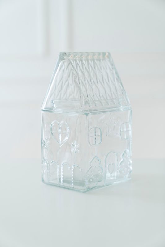Glasskrukke Hus 1,5L