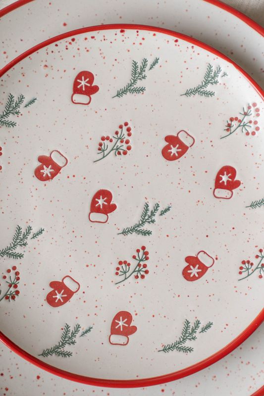 Julehilsen Tallerken 20cm - Vott