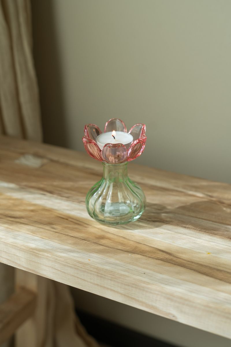 Telysholder blomst – grønn