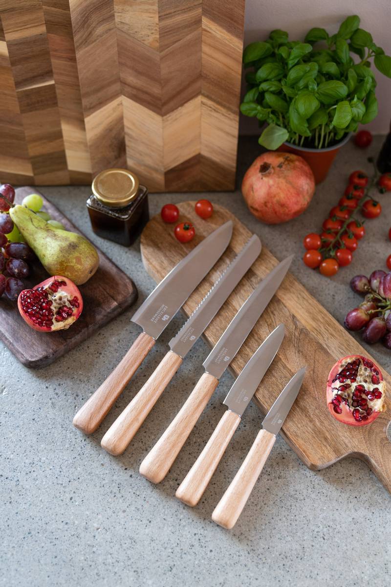 Knivsett - Rustfritt Stål 5pk