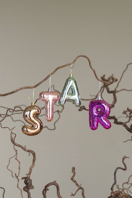 Juletrepynt 4pk - Star