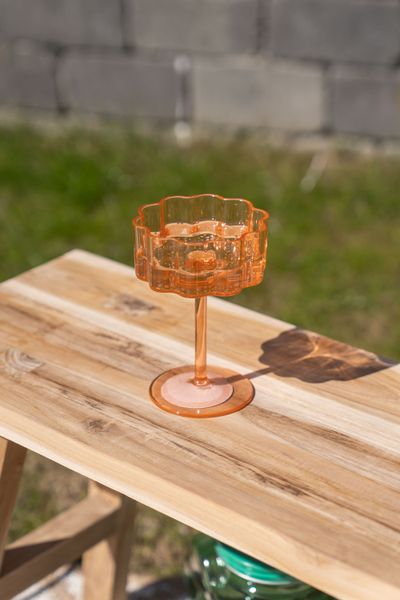 Hovedbilde Blomst cocktailglass – 230 ml – rosa