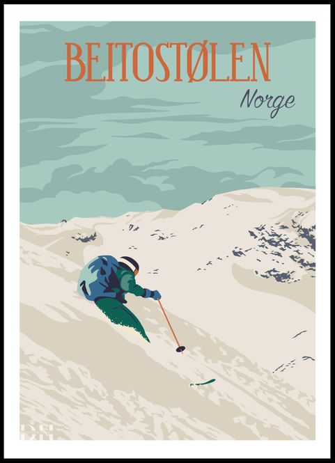 Hovedbilde Poster - Beitostølen 
