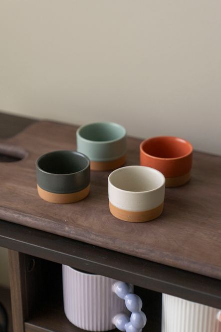 Hovedbilde Keramikk Skåler 4pk - 6,5x4cm