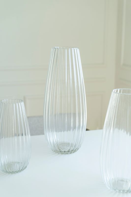 Vase Glass 20x50cm