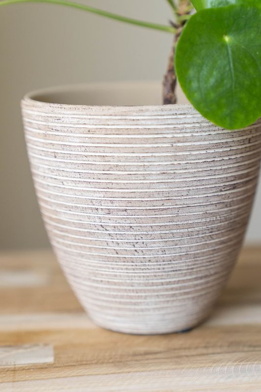 Blomsterpotte 3pk Beige Rustikk