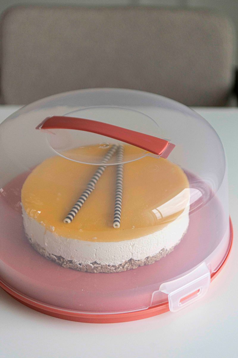 Kakeboks m/cupcake holder - Korall