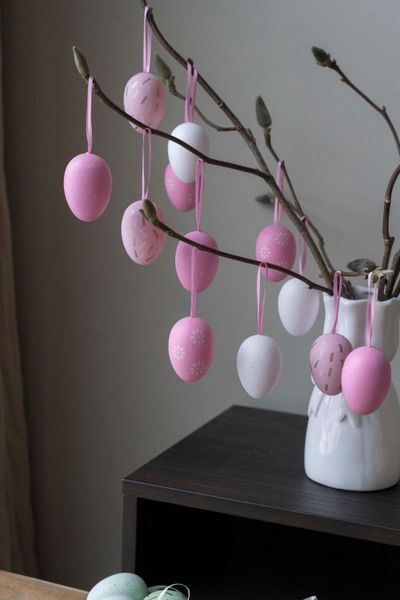 Hovedbilde Hengende påskeegg – polyester/papir – ...