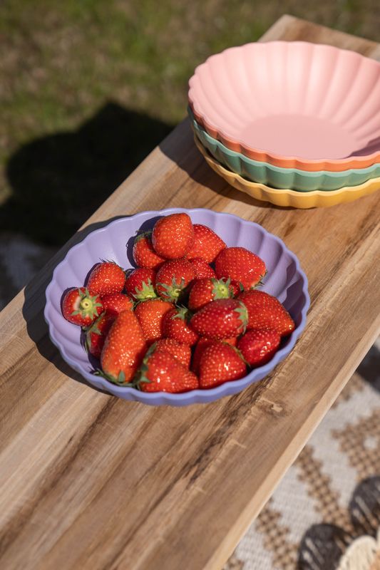 Soft skål – Ø19 cm – lilla