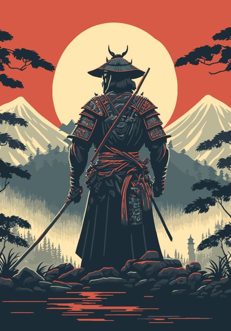 Hovedbilde Poster - Japan Samurai