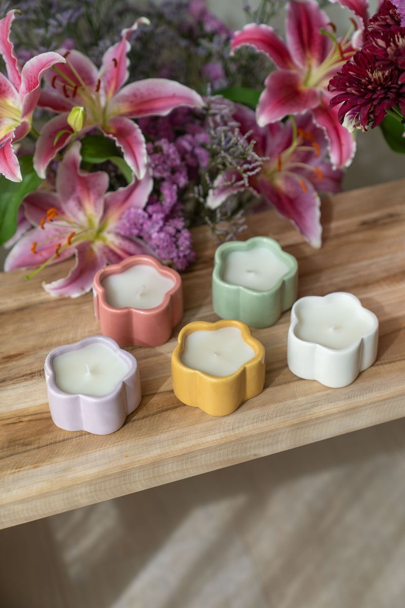 Lys blomsterpotte – Lilla