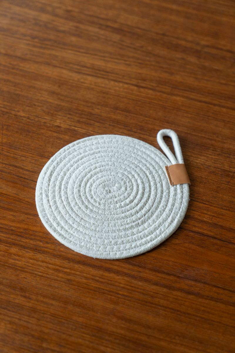 Gryteunderlag 20cm - Hvit