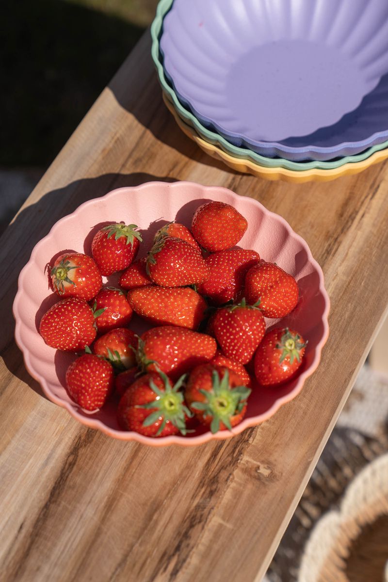 Soft skål – Ø19 cm – korall