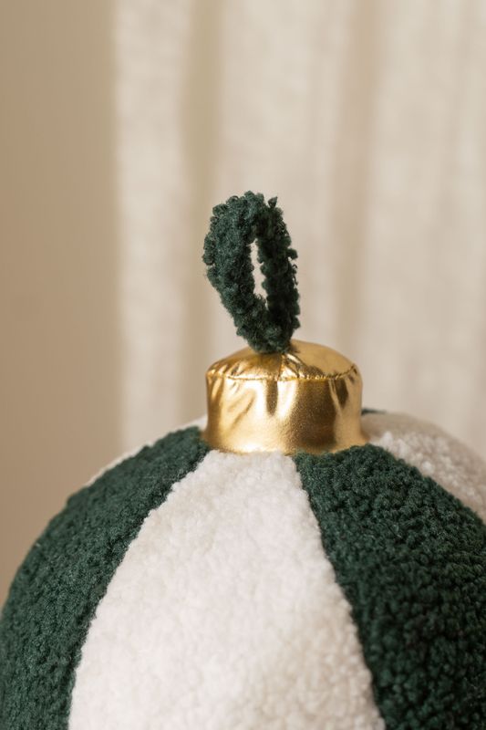 Julekule Pute 23cm - Grønn