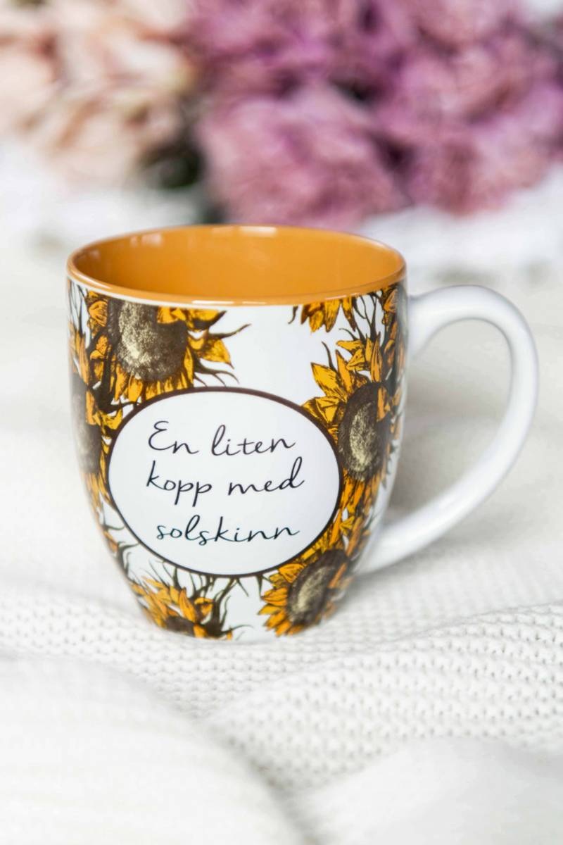 Kopp - GLEDESSPREDER - En liten kopp med solskinn 20cl