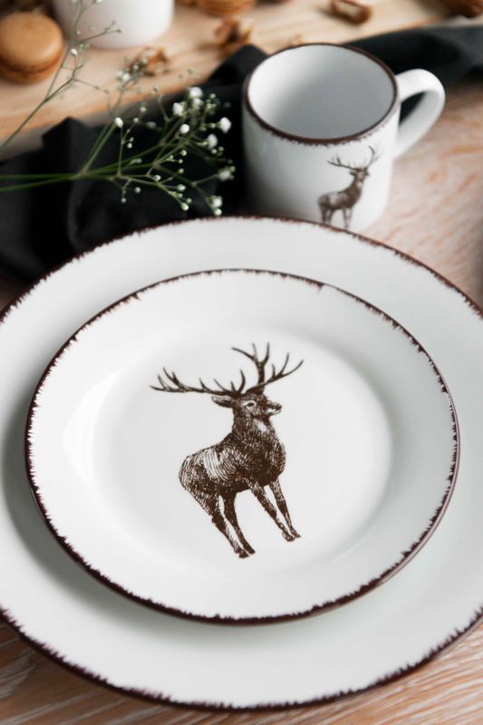 Villmark Tallerken - Hjort 19cm