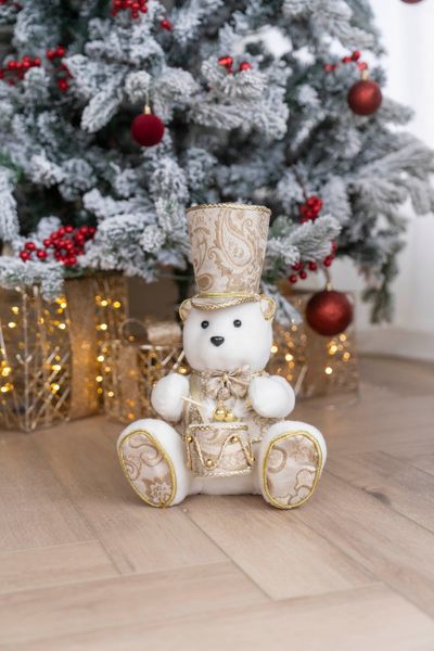 Hovedbilde Bamse m/tromme 33cm