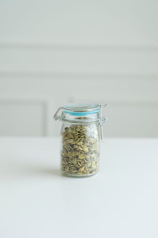 Glasskrukke 250ml - Blå
