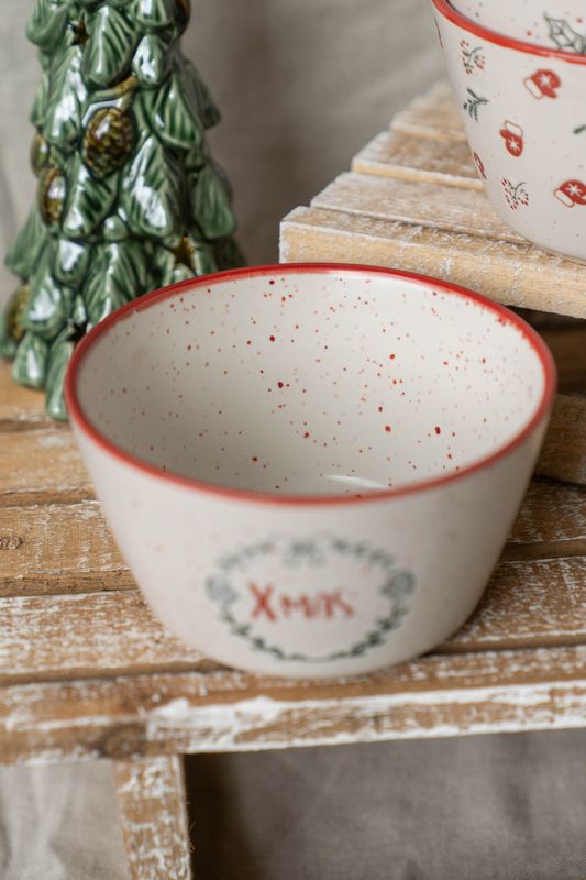 Julehilsen Skål 14cm - Xmas