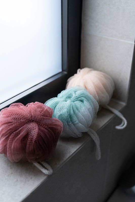 Loofah Ball - Blå