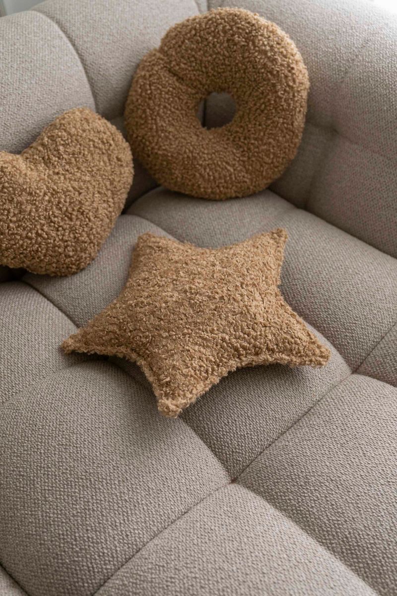 Pute Stjerne 43x30cm - Beige