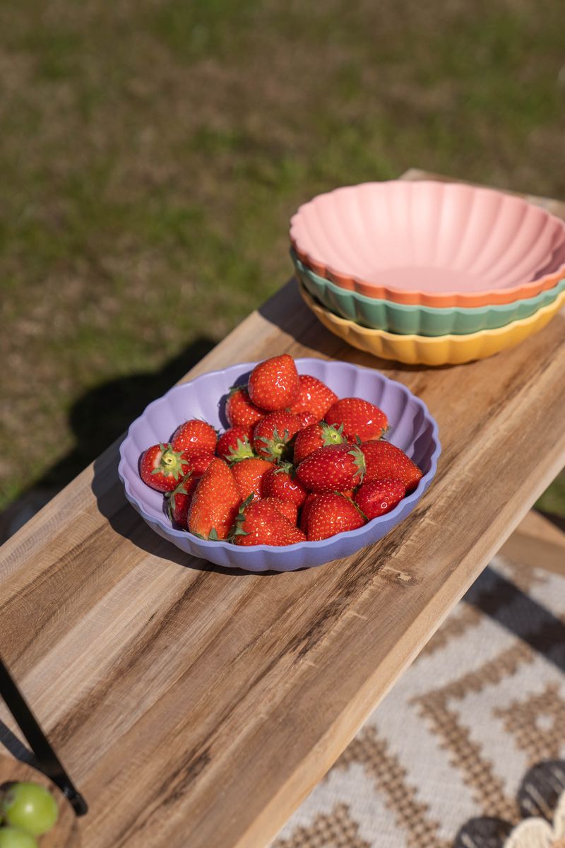 Soft skål – Ø19 cm – lilla