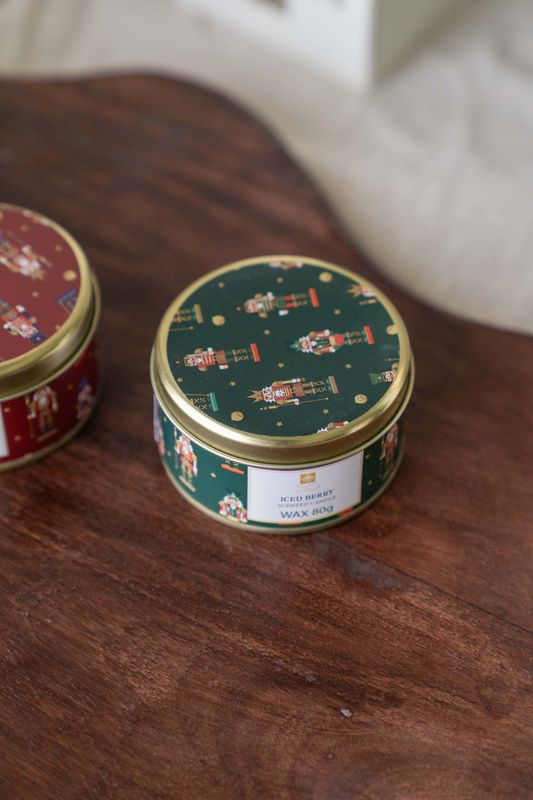 Duftlys i metallboks Iced Berry