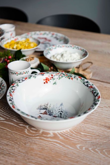 Hovedbilde  Juletid Skål 27cm Vinter