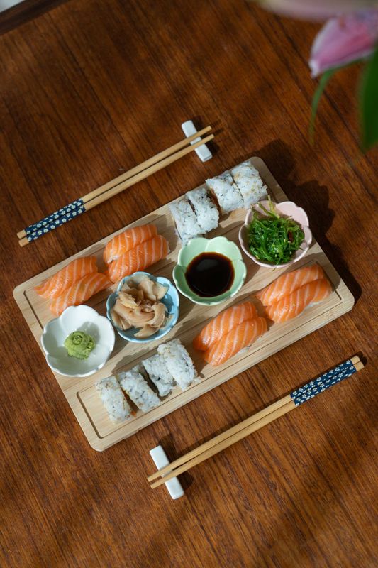 Sushisett – pastell