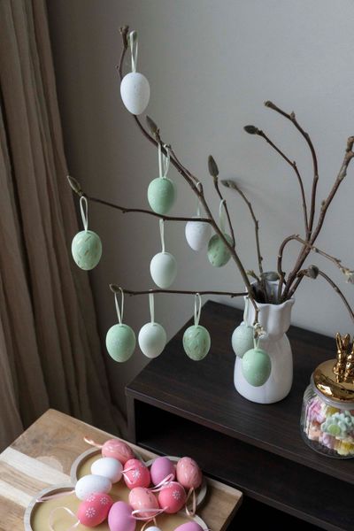 Hovedbilde Hengende påskeegg – polyester/papir – ...