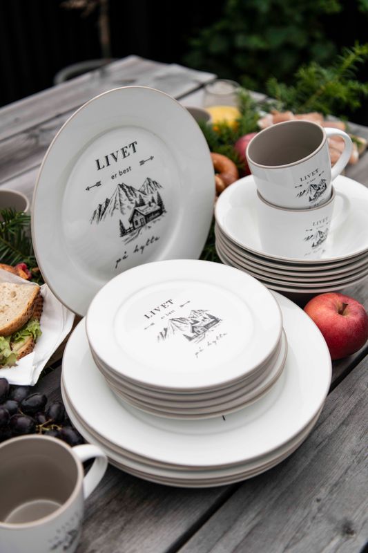 HYTTE - Tallerken 19cm