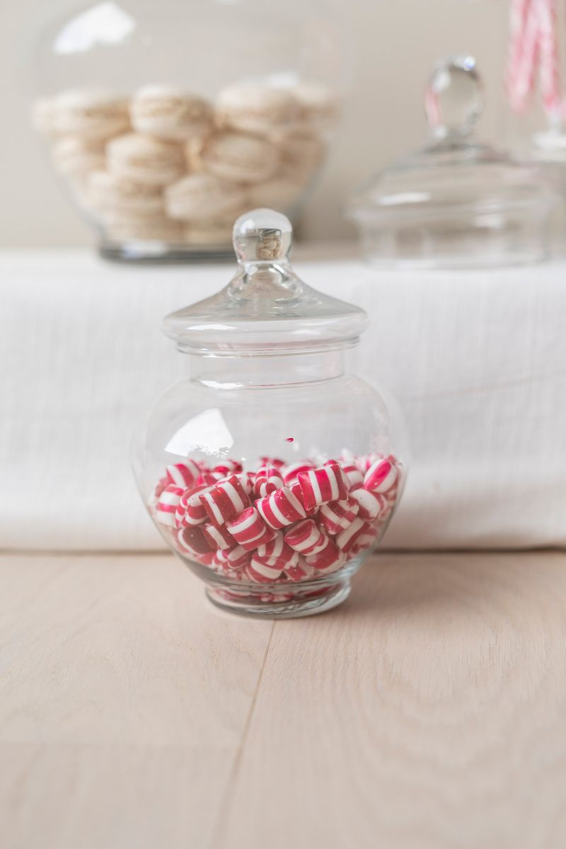 GlassKrukke med lokk 19cm