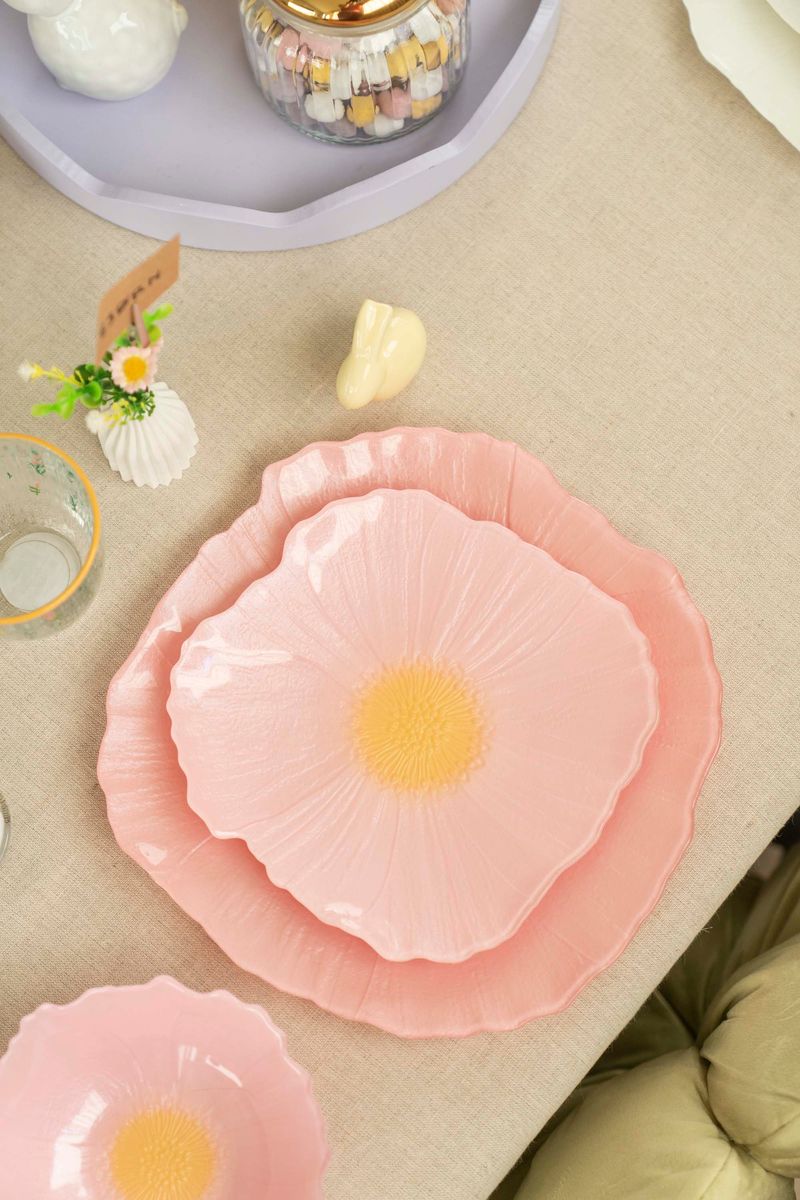 Valmue Tallerken 21cm - Rosa