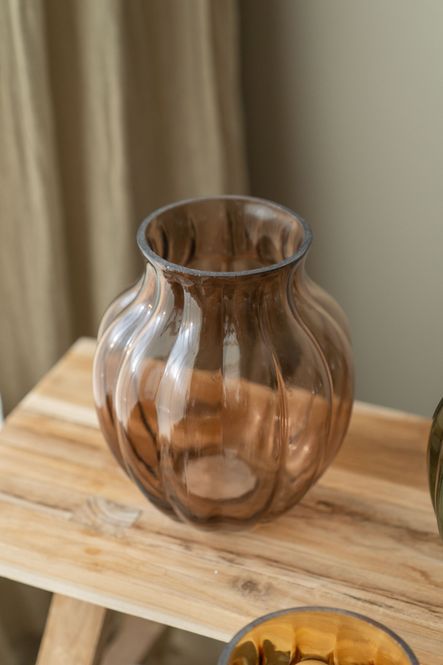 Hovedbilde Vase glass 20cm Oransje