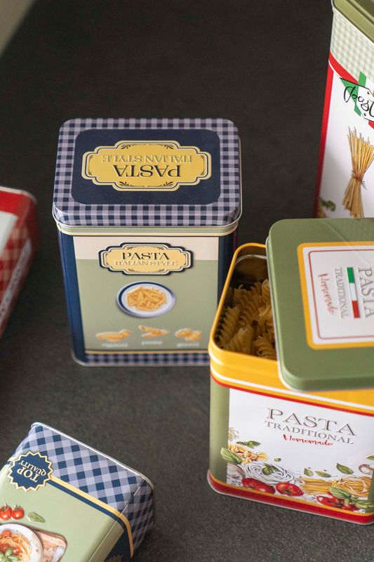 Milano Oppbevaringsboks  Pasta – Blå