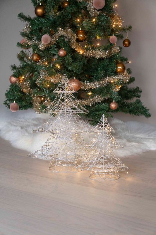 LED Tre 60cm Sølv