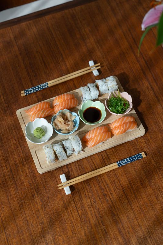 Sushisett – pastell