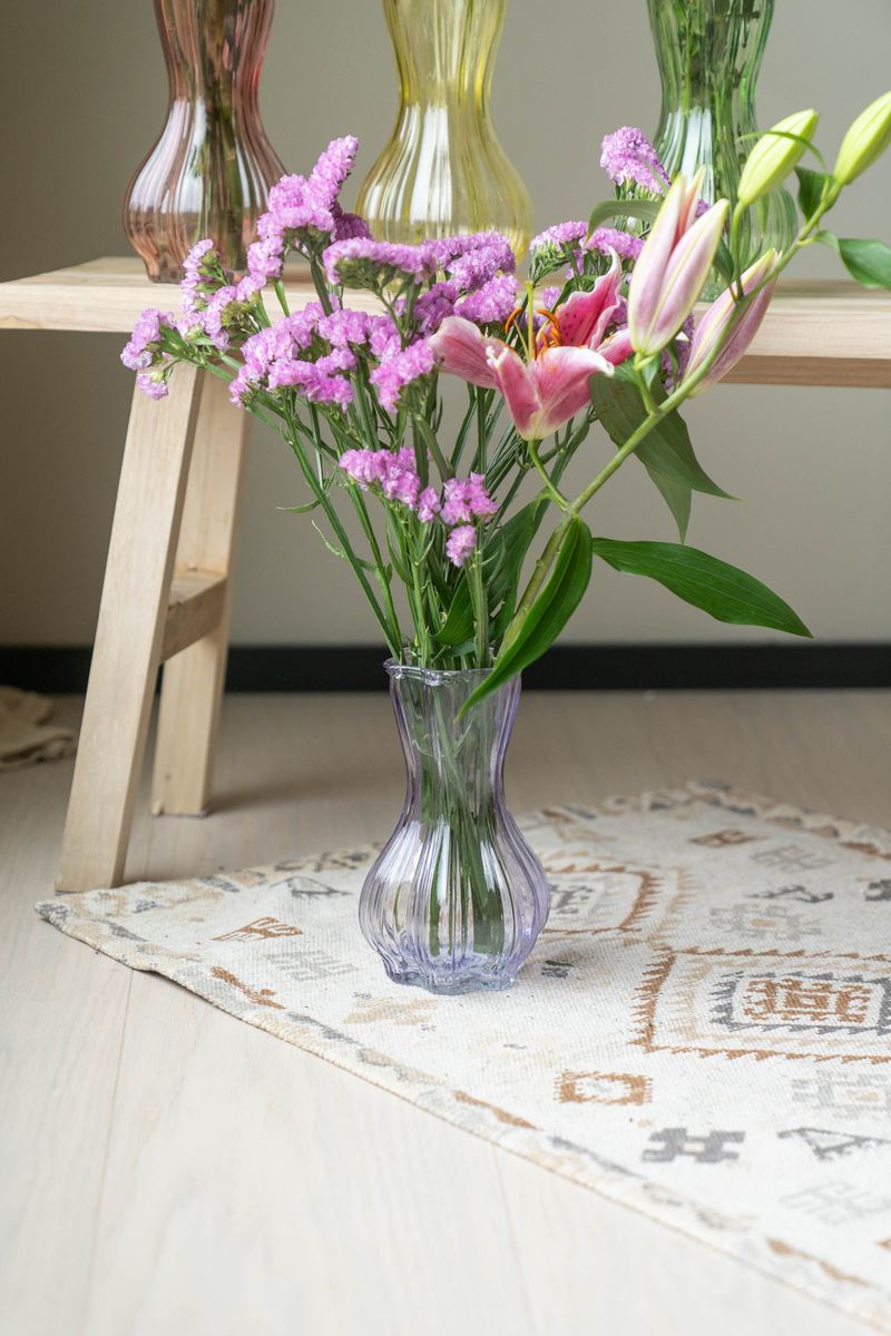 Glassvase – lilla