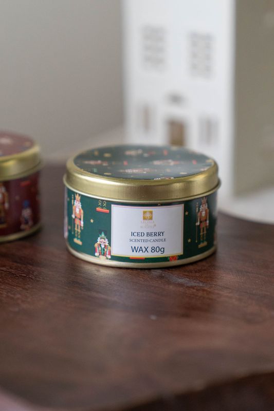 Duftlys i metallboks Iced Berry
