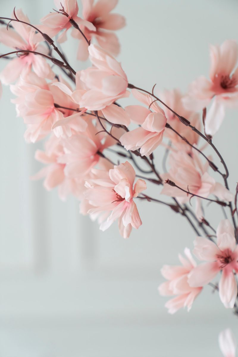 Kunstig Blomst 93cm - Rosa