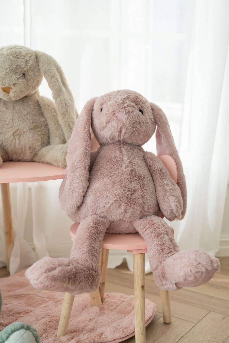 Kosedyr kanin – 70 cm – Rosa