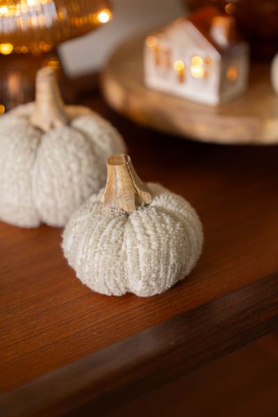 Hovedbilde Gresskar 8x9cm - Hvit Myk