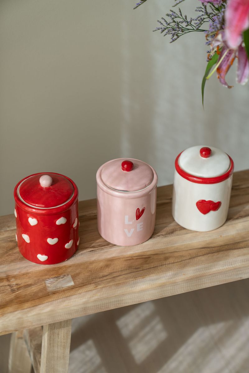 Alma krukke – 600 ml – Rosa