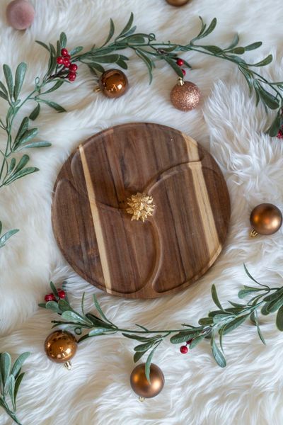 Hovedbilde Serveringsfjøl m/Juletre Gull