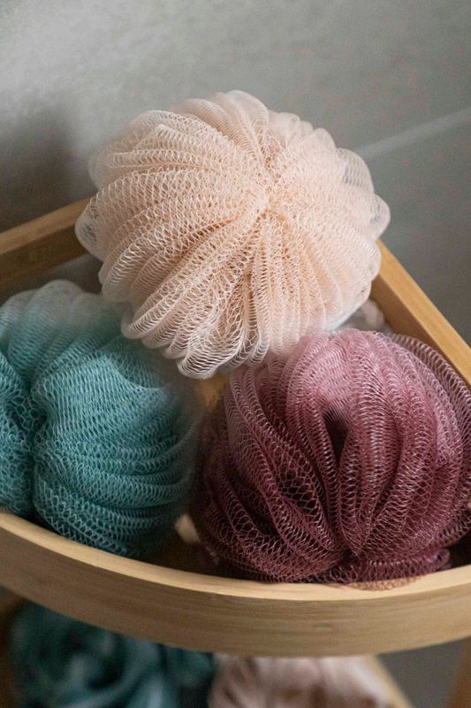 Loofah Ball - Beige