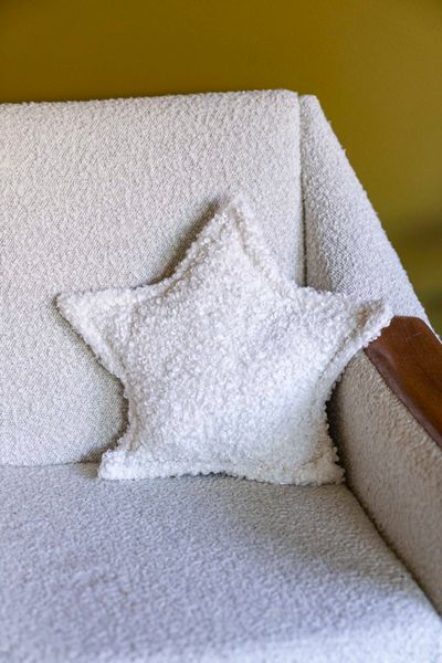 Hovedbilde Pute Stjerne 43x30cm - Hvit