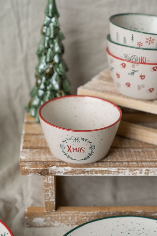 Julehilsen Skål 14cm - Xmas