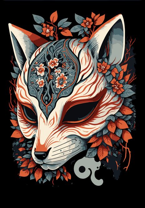 Hovedbilde Poster - Japan Maske