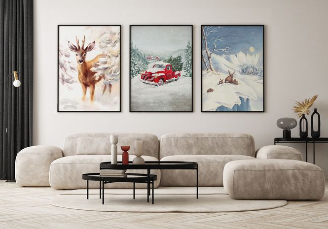 Hovedbilde Poster - Reinsdyr