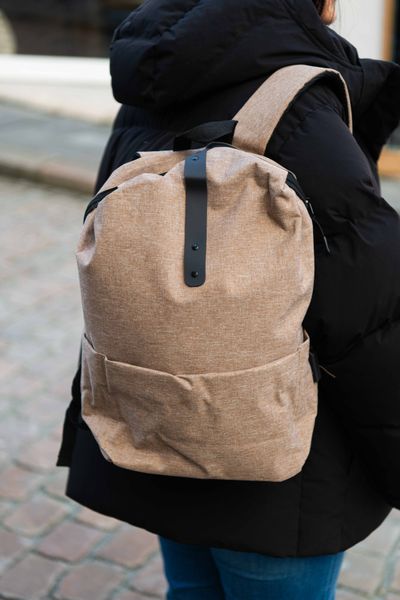 Hovedbilde Ryggsekk 27x15x40cm - Brun